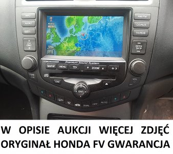 Honda Accord Vii Nawigacja Ekran Radio Lift Benzyn - 6474767740 - Oficjalne Archiwum Allegro