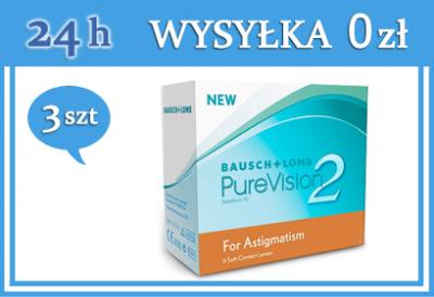 Soczewki Toryczne PUREVISION 2HD For Astigmatism