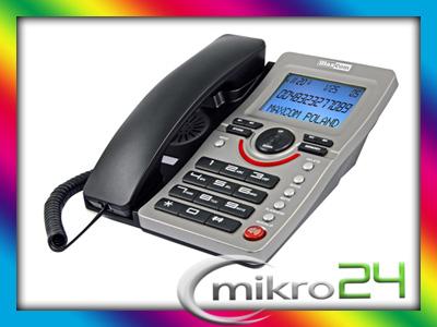 TELEFON PRZEWODOWY GŁOŚNOMÓWIĄCY MAXCOM KXT809