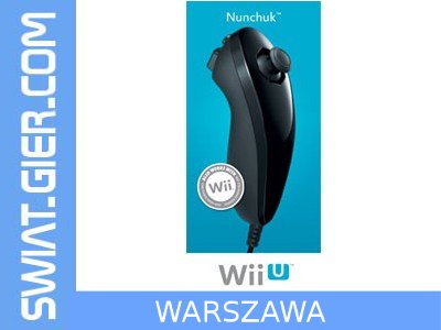 Wii U Nunchuk Czarny/Black WiiU WWA