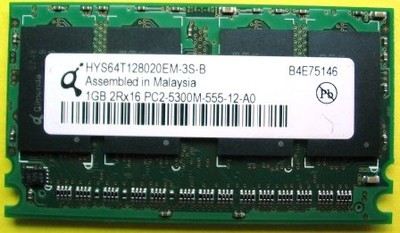 MICRODIMM 1GB PC2-5300M (667 Mhz)