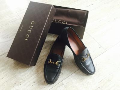 Gucci piękne mokasyny damskie buty roz 38 - 5906279325 - oficjalne archiwum  Allegro