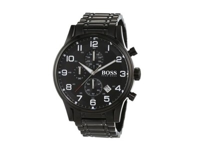 Zegarek męski czarny HUGO BOSS 1513180 chronograf