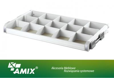 PÓŁKA Z PRZEGRÓDKAMI PRESTIGE 600 MM - GX006 AMIX