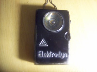 Przedwojenna latarka ELEKTRODYN. - 6458823791 - oficjalne archiwum Allegro
