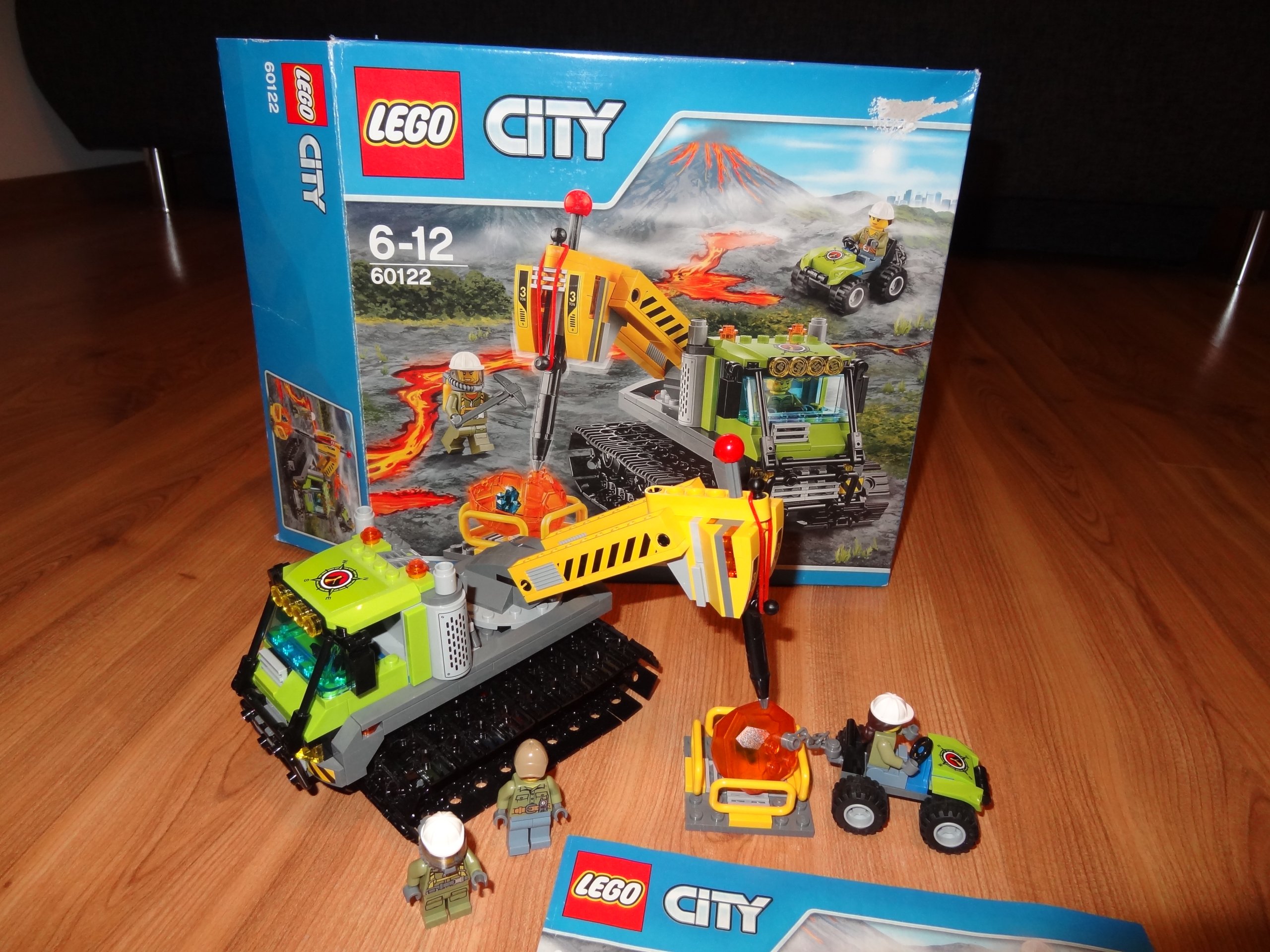 Lego CITY 60122 Łazik Wulkaniczny kpl.