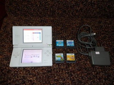 Nintendo DS Lite kolor Biały 4 Gry