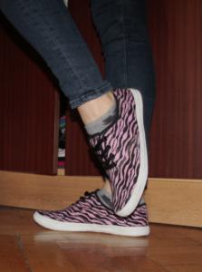 buty tenisówki CCC zebra różowa pantera rock 41