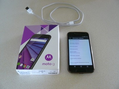 Motorola Moto G3  Jak nowa + głośnik Philips