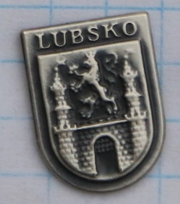 Odznak Herb Lubsko heraldyka