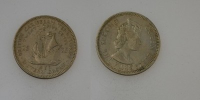 Karaiby Brytjskie 25 Cents 1965 rok od 1zl i BCM
