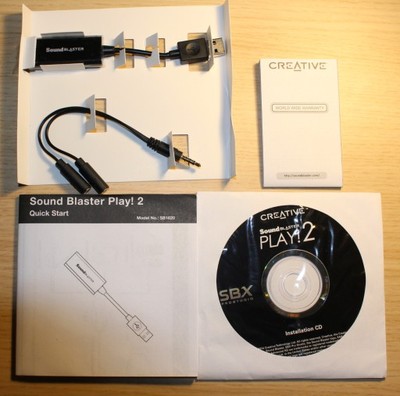Zewnętrzna Karta muzyczna USB Sound Blaster Play 2