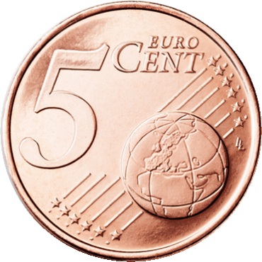 5 euro cent Grecja 2010 rok mennicze z rolki