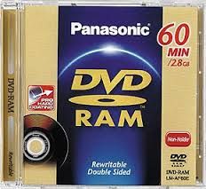 Panasonic LM-AF60E DVD-RAM 2.8GB Double Sided RW