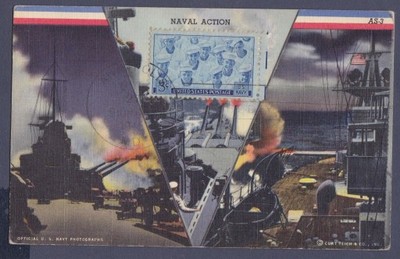 USA 1945  rzadka KARTKA MAXI od 1zl