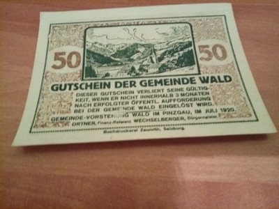 AUSTRIA - WALD - 50 H.
