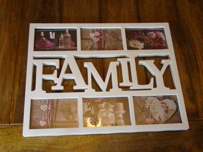 Ramka na 6 zdjęć z napisem FAMILY