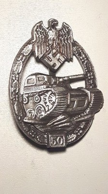 odznaka Niemcy III rzesza pancerna czolgista WH 50