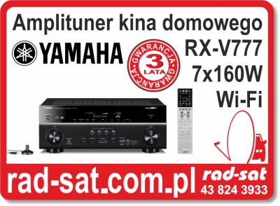 Amplituner Yamaha RX-V777 3 LATA GWARANCJI + KABLE