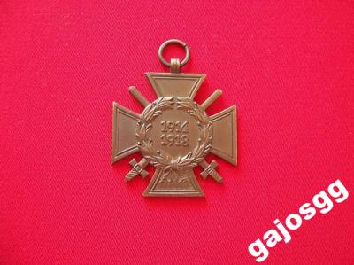Krzyż Honoru Niemcy 1913-18  Oryginał Sygnowany