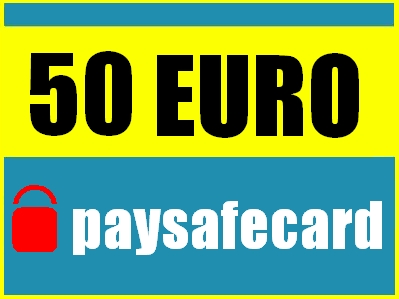 PSC - PAYSAFECARD 50 EURO + AUTOMAT 24/7 w 2 MIN !