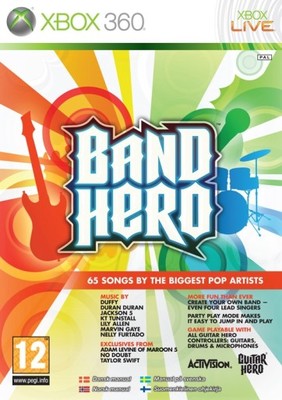 Band Hero (sama gra) - Xbox 360 Użw Game Over