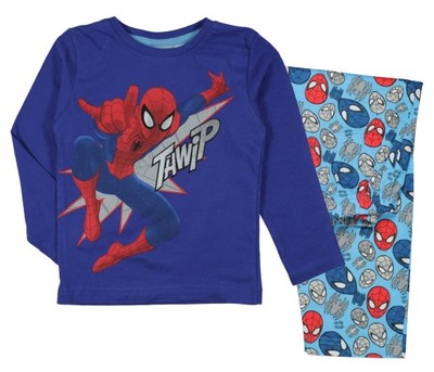 Piżama chłopięca Spiderman granatowa 110 cm