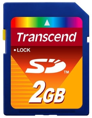 TRANSCEND 2 GB SD 2GB +17/6MB/s KARTA PAMIĘCI FV23