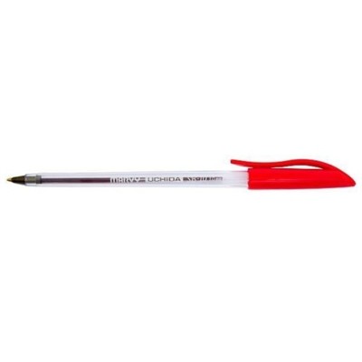 Długopis SB-10 czerwony (50szt) UCHIDA