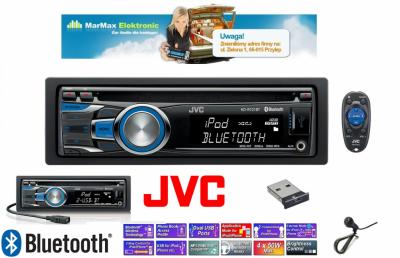 RADIO JVC KD-R721BT CD USBx2 AUX BLUETOOTH 4x50W - 5298509300 - oficjalne  archiwum Allegro