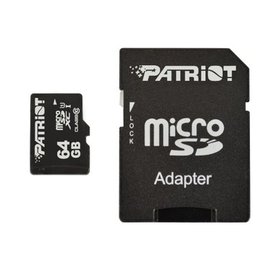 LX Micro SDXC 64GB Class 10 UHS-I + Adapter