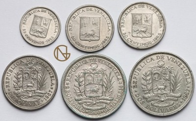 684. Wenezuela zestaw monet 1960-67 (6szt)