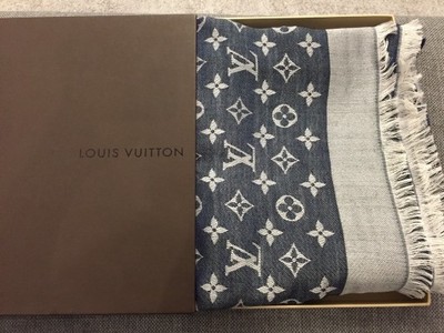 Chusta Louis Vuitton monogram 100% oryginał - 6645593143 - oficjalne  archiwum Allegro