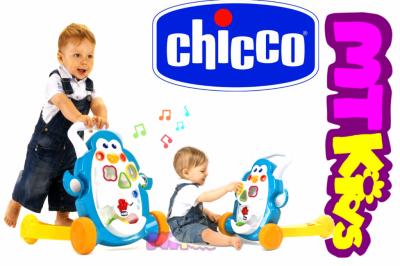 CHICCO muzyczny Pchacz Chodzik PINGWIN 5262 gratis