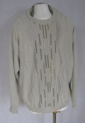Breidhof-Knitwear for Men- efektowny sweter 56(XL)