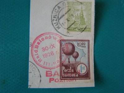 poczta balonowa 1928r