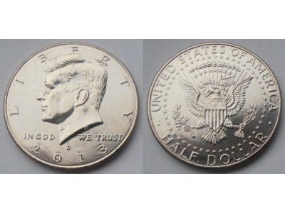2013 D - Kennedy - Half dollar - 50 c - U.S.A.