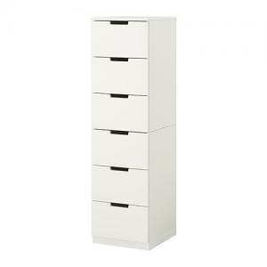 IKEA NORDLI Komoda, 6 szuflad, biały - 5714885528 - oficjalne archiwum  Allegro