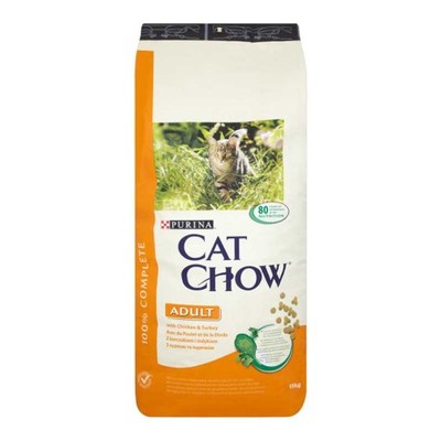 PURINA CAT CHOW Adult Chicken 15kg + GRATIS