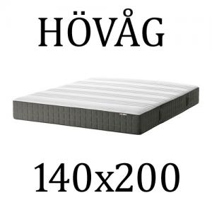 IKEA HOVAG Materac sprężyn śr tward 140x200 HIT48H - 5983415560 - oficjalne  archiwum Allegro