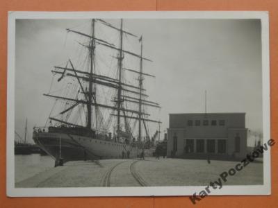 DAR POMORZA w TALLINIE 1939r #1097# statek, okręt