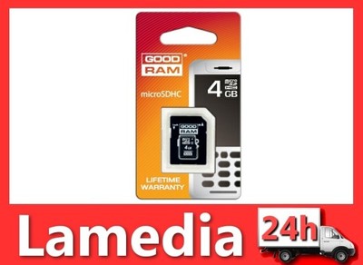 Karta Pamięci microSD SD 4 GB Goodram Class 4