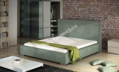 Basic łóżko tapicerowane 140x200 beata-meble Janki - 6737863533 - oficjalne  archiwum Allegro