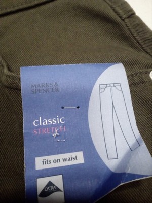 spodnie męskie jeans Marks&Spencer pas 78 nowe