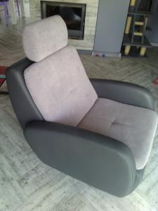 Fotel tapicerowany Aura Plus z Agata Meble - 5991322435 - oficjalne  archiwum Allegro