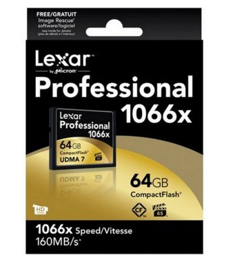 Oryg. Lexar CF Card 128GB 800x Professional UDMA7