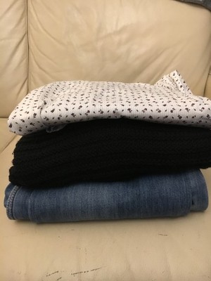 ZARA, PEPE JEANS zestaw XL sweter, spodnie,koszula