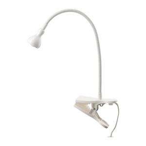 IKEA lampka z klipsem JANSJO biała biurko PROMOCJA - 6022307946 - oficjalne  archiwum Allegro