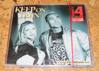 TWENTY 4 SEVEN - Keep On Tryin' 1995 MAXI CD