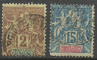 Guadeloupe et Dependances 1892 kolonia francuska